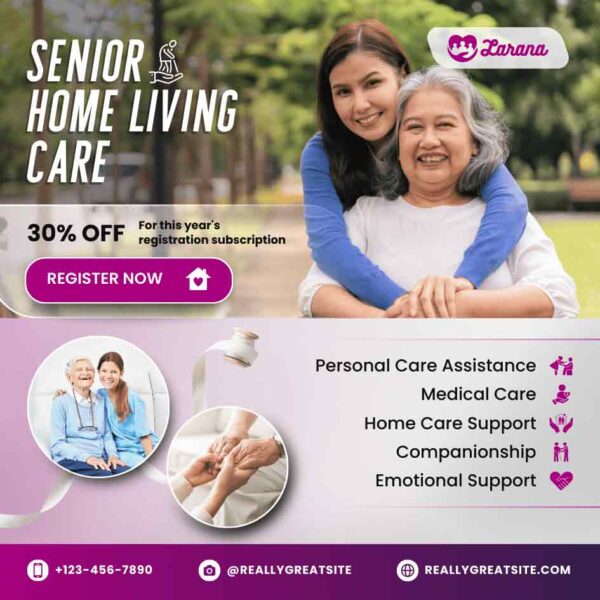 Social media post design for hospital
